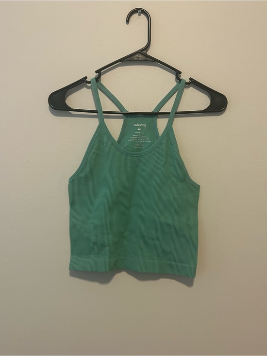 Ododos Tops - Ododos Women’s M/L Green Ribbed Racerback Tank Top